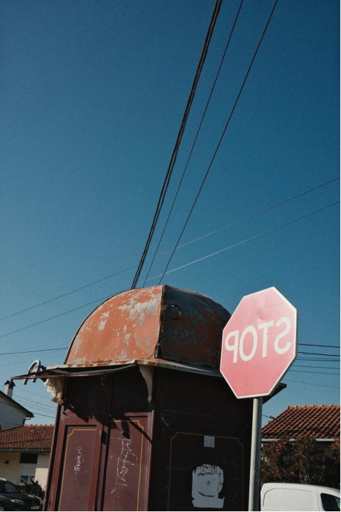 Loading dock with trucks